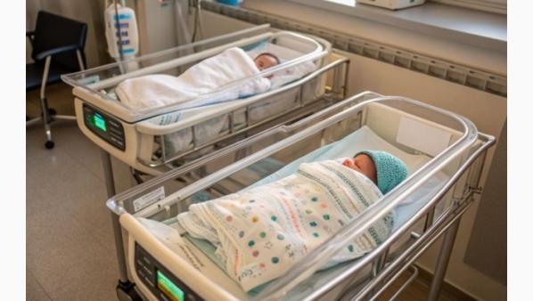reciennacidosgemelosintercambiobebeshospital280325.jpg